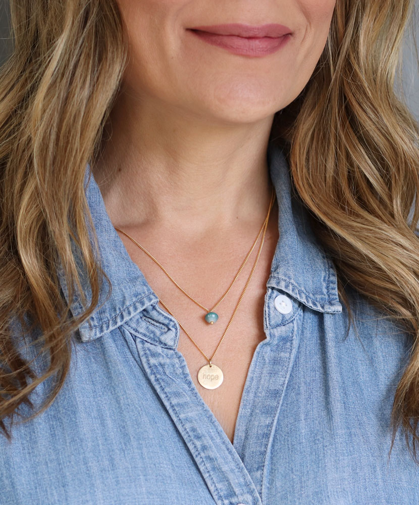 Primary image St. Jude Layered Necklace by Sabrina Soto & 31 Bits